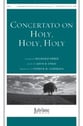 Concertato on Holy, Holy, Holy SATB choral sheet music cover